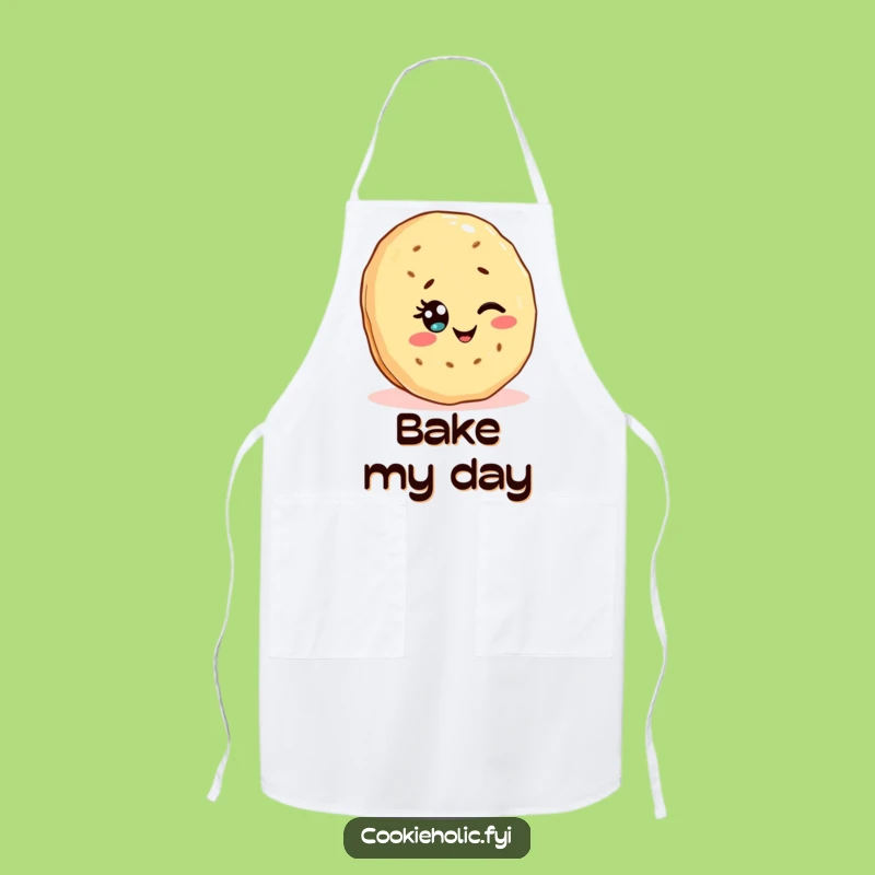 Funny Kawaii Cookie Apron: Baking Shortbread, Perfect Gift for Sweet Kitchen Fun!