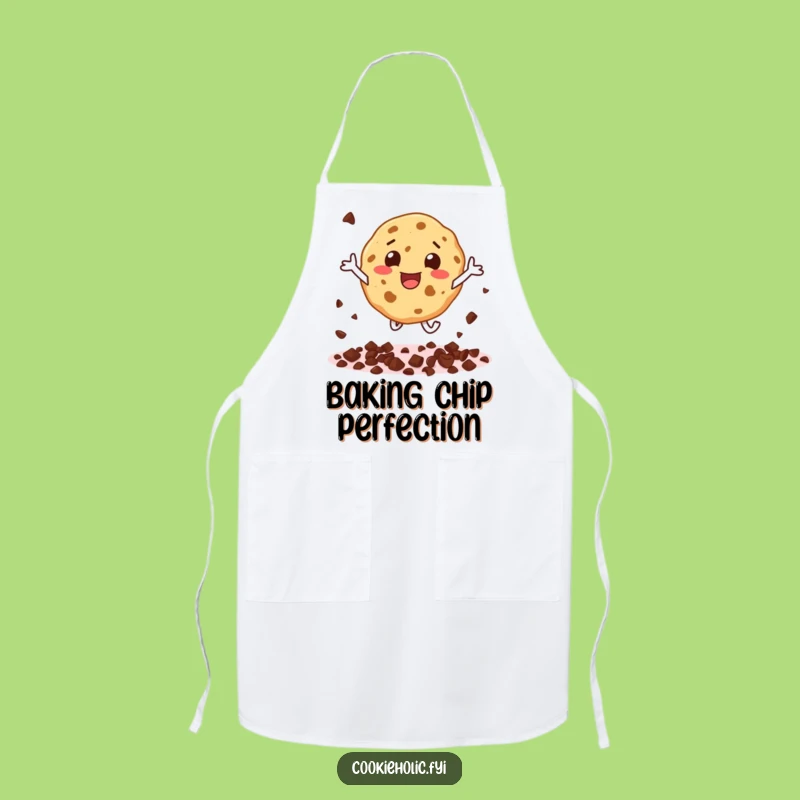Funny Cookie Character Apron - Cooking Fun Gift for Chip Lovers