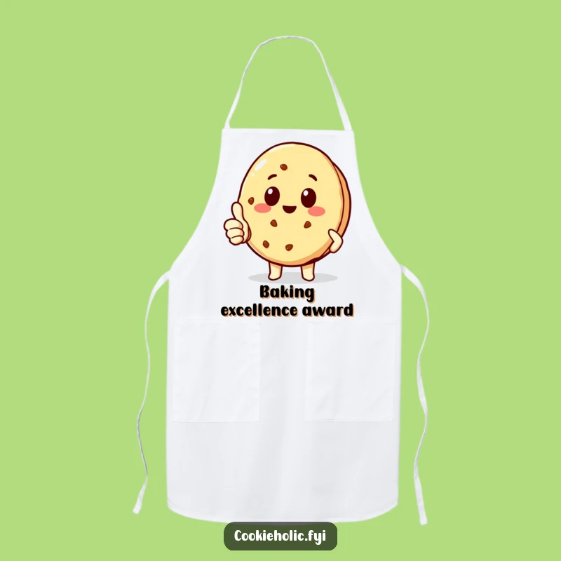 Funny Kawaii Cookie Approval Apron: Cheerful Baker Gift