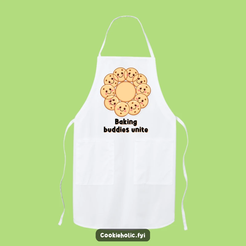 Funny Cookie Circle Apron: Cook and Share with Friends, Great Gift
