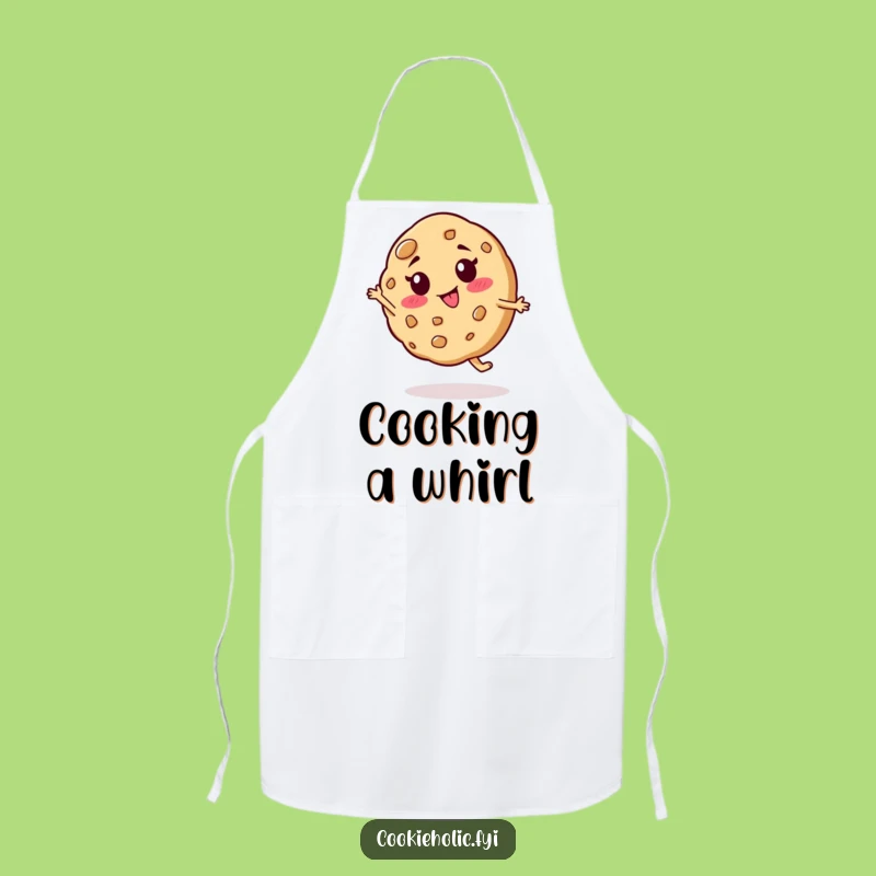 Funny Silly Spin Cookie Apron - Cook with Comedic Flair