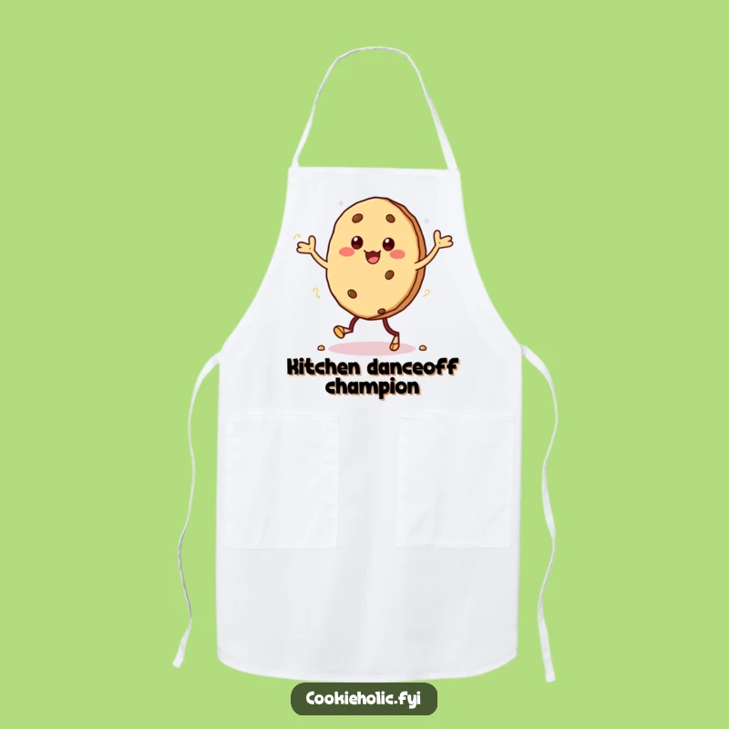 Funny Kawaii Cookie Jig Apron: Kitchen Dance Character Style, Perfect Funny Gift