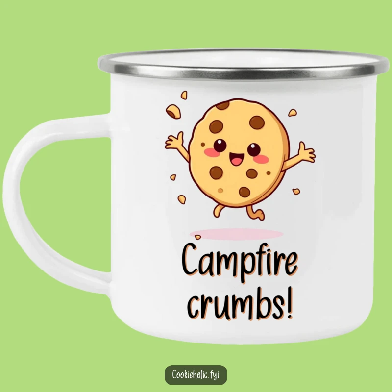 Funny Cookie Dance Camping Mug: Adventure Fuelled by Laughter, A Hilarious Funny Gift!