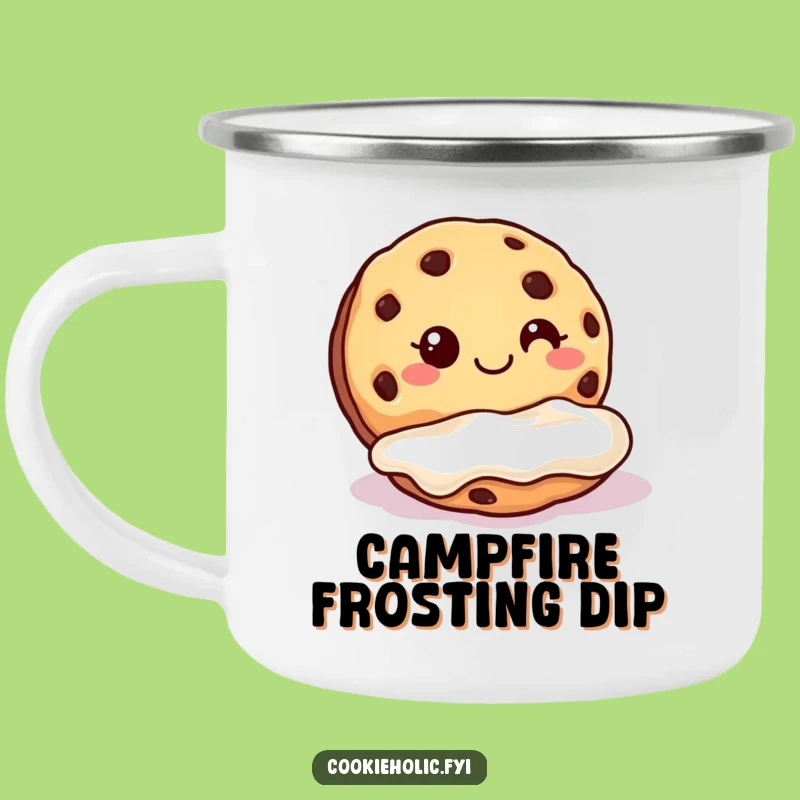 Funny Cookie Frosting Camping Mug: Sweet Adventures, Ideal Gift