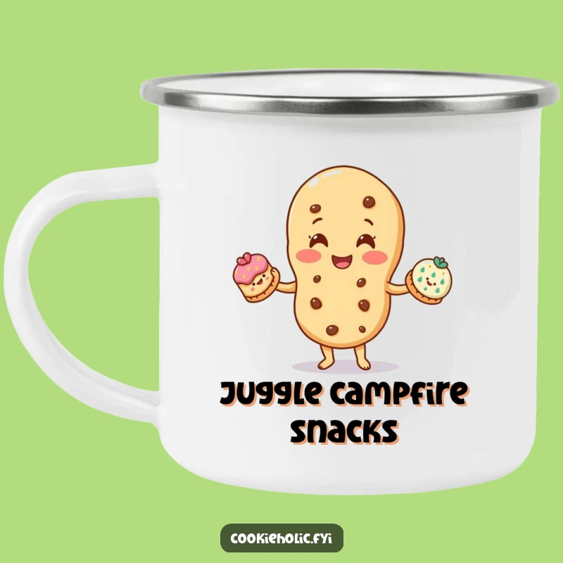Funny Juggler Mug: Cookie Juggling Decorated Cookies, Outdoor Funny Gift