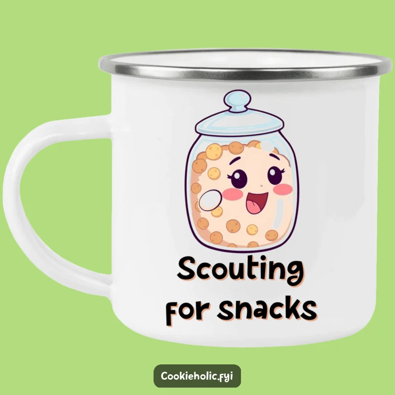 Funny Cookie Jar Adventure Mug: Rugged and Hilarious Camp Surprise