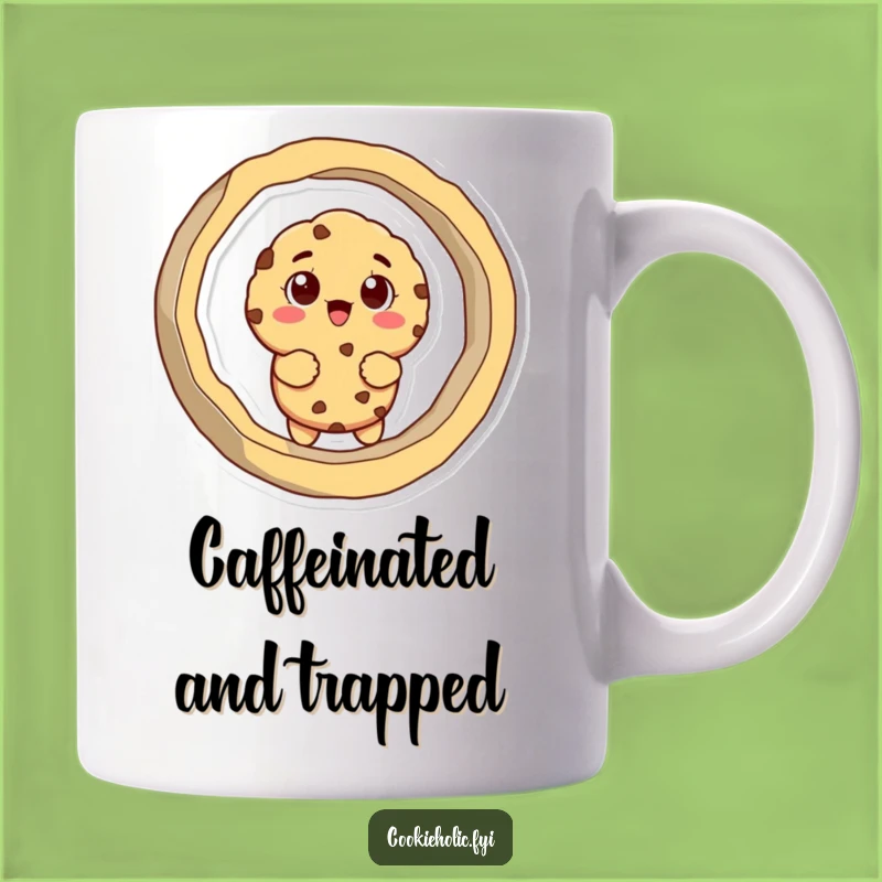 Funny Cookie Cutter Stuck Mug: A Hilarious Baking Mishap For Cookie Lovers, Perfect Gift