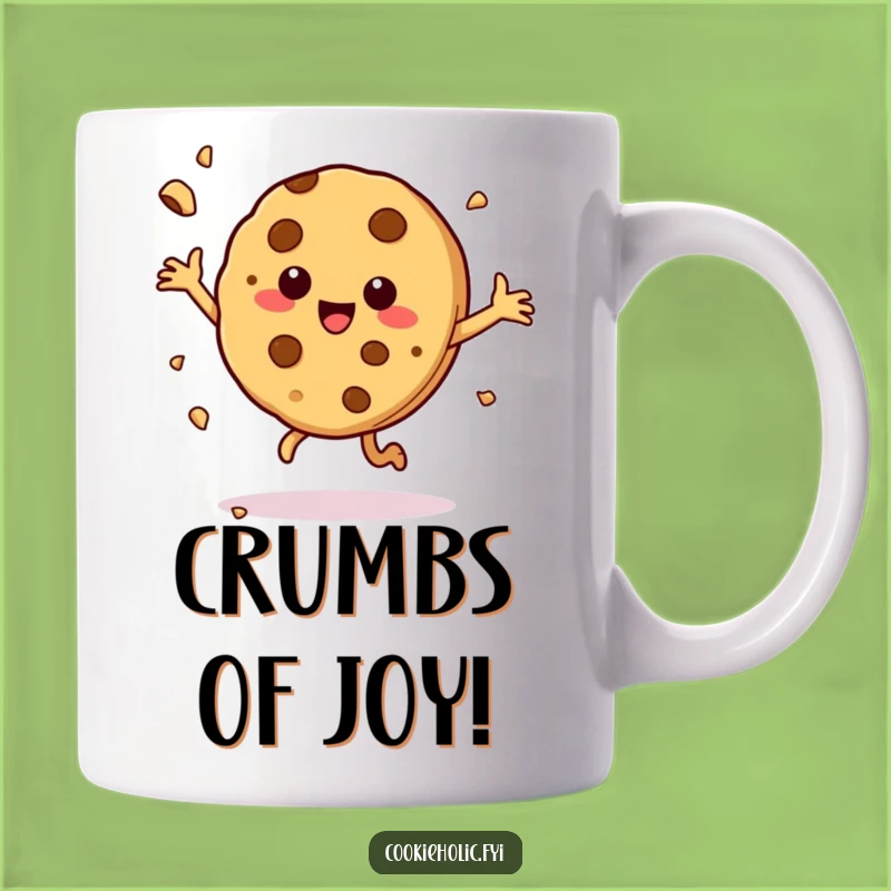 Funny Cookie Dance Mug: A Cheerful Treat Lover's Perfect Funny Gift!