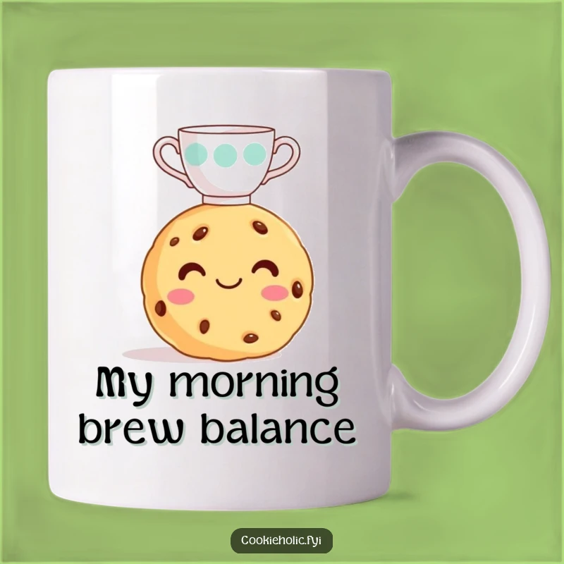 Funny Cookie Teacup Mug - Whimsical Gift for Sweet Treat Lovers