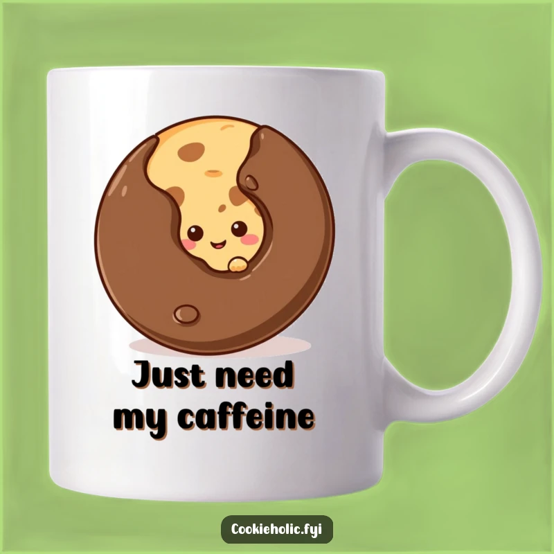 Funny Shy Cookie Chip Mug - Adorable Gift for Chocolate Chip Lovers
