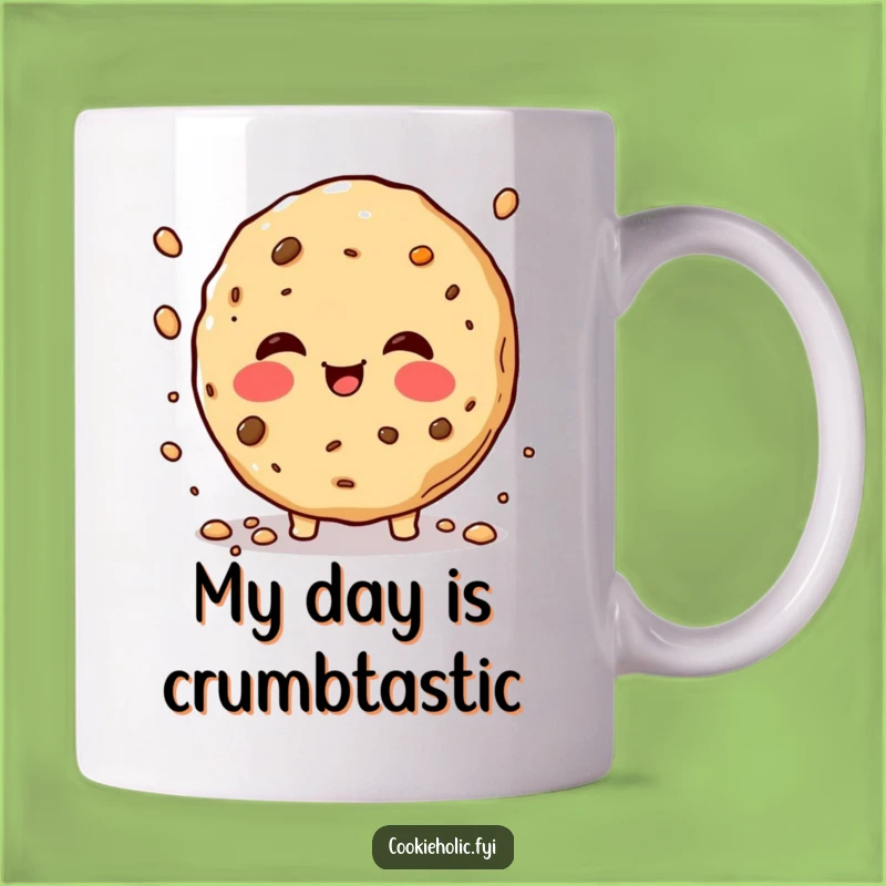 Funny Rosy Cheeks Cookie Mug - Joyful Crumb Sprinkling Gift for Cookie Lovers