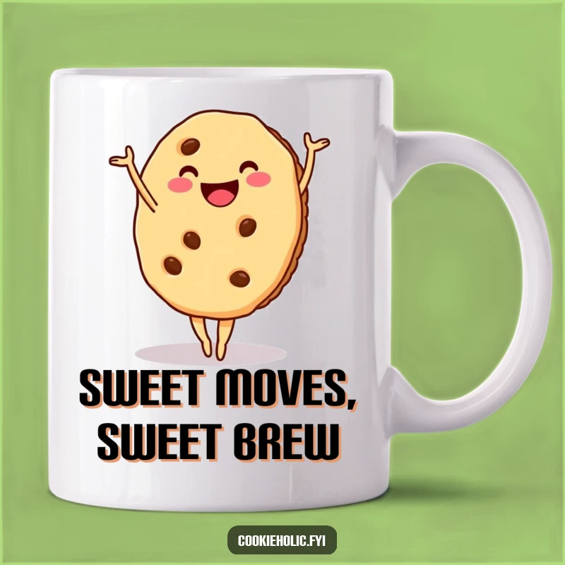 Funny Cookie Ballet Mug - Graceful Gift for Sweet Dancers