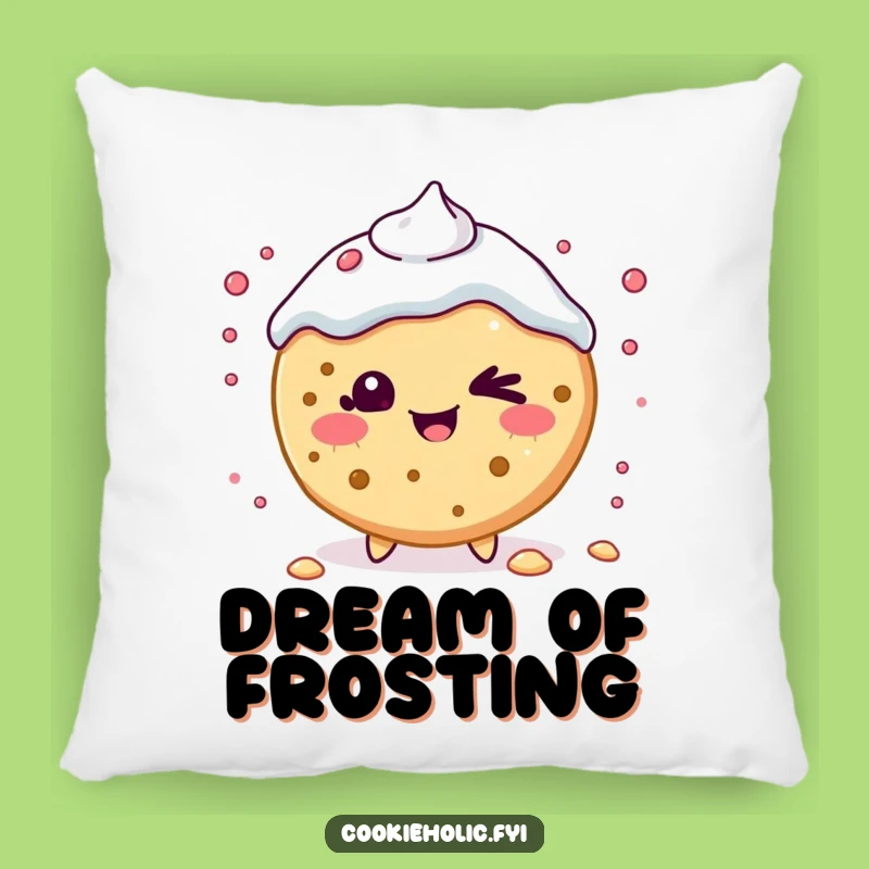 Funny Kawaii Cookie Wink Pillow: Cozy Playfulness, Soft Comfort Gift!