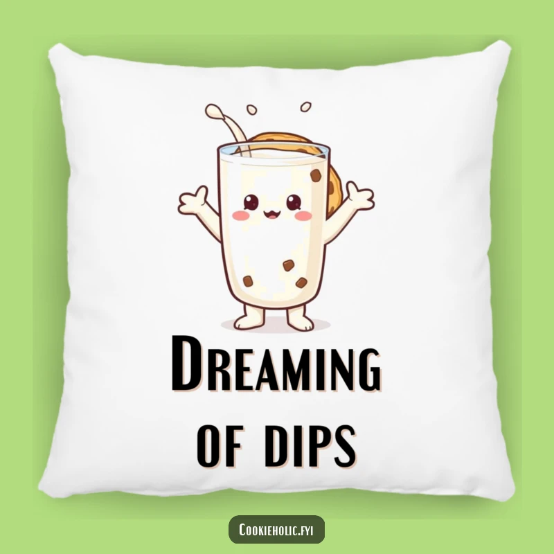 Funny Milk Lover Cookie Pillow - Cozy Duo Character Cushion, Gift Idea
