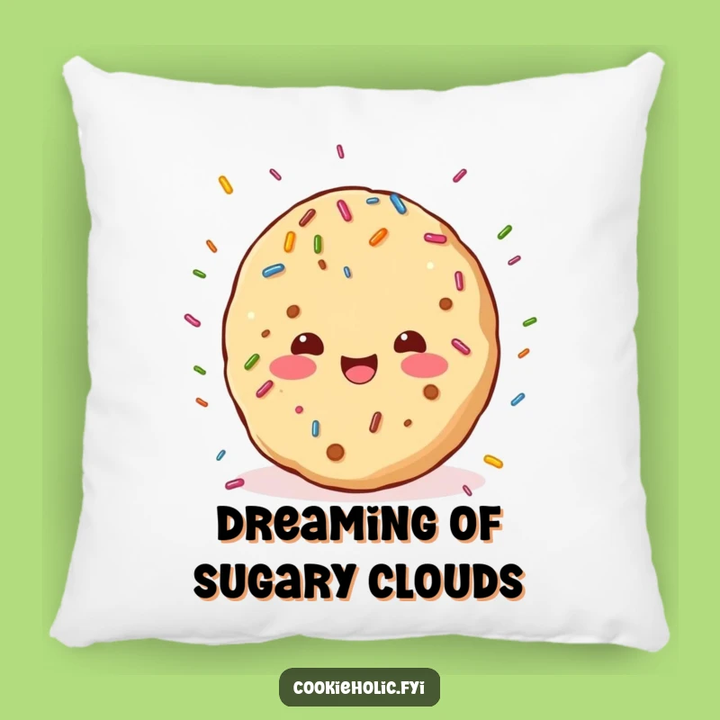 Funny Kawaii Cookie Sprinkle Pillow: Cozy Character Comfort, Sweet Funny Gift