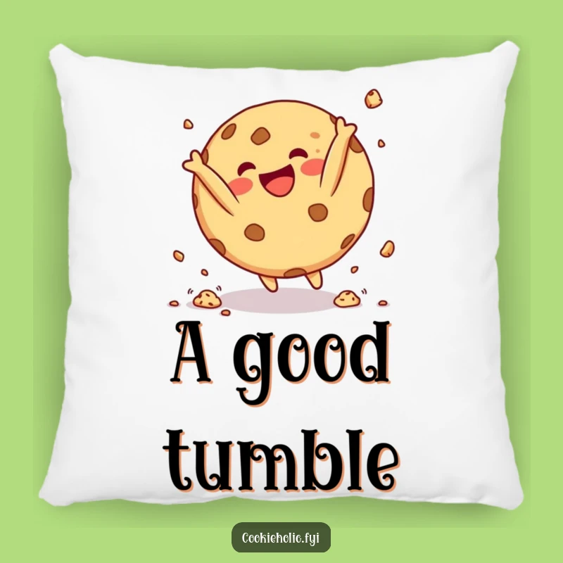 Funny Cookie Acrobat Pillow: Cozy Cushion with Cookie Somersault, Comfy Funny Gift