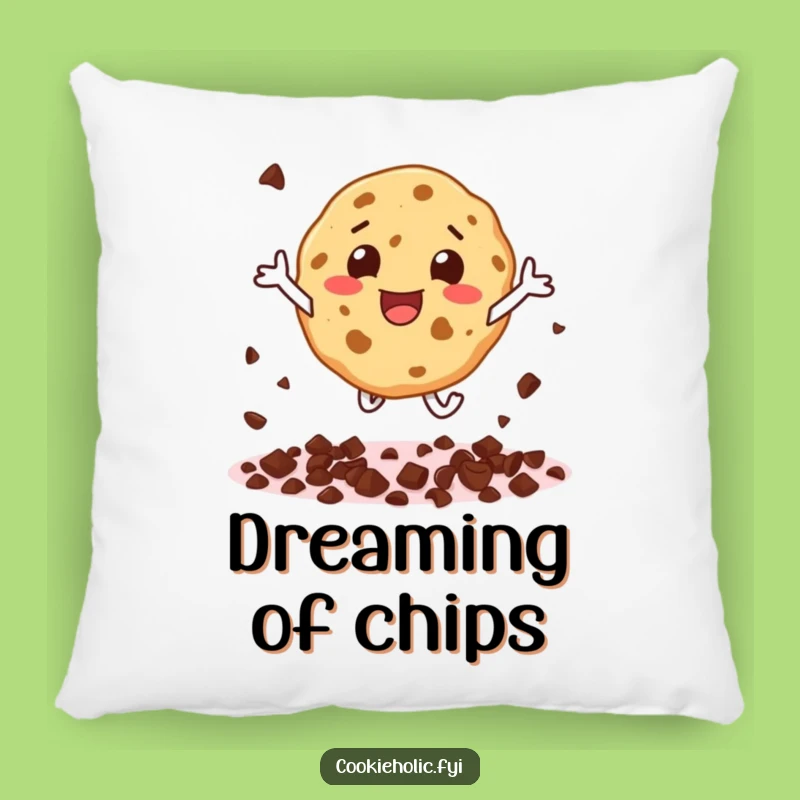 Funny Cookie Character Pillow - Comfy and Hilarious Gift for Chip Fans