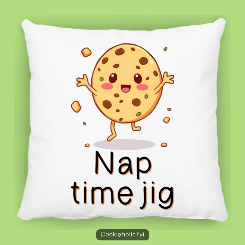 Funny Jigging Cookie Pillow - Crumb Flying Dancer Cushion, Humorous Gift
