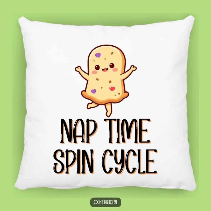 Funny Kawaii Cookie Twirl Pillow - Comfy & Hilarious Decor Accent