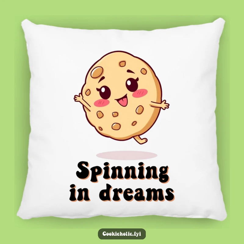 Funny Silly Spin Cookie Pillow - Cozy Up with Goofy Comfort