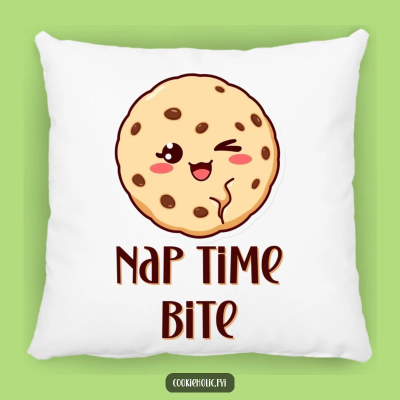 Funny Winking Cookie Pillow: Cuddle Up with Cheeky Charm, A Hilarious Funny Gift!