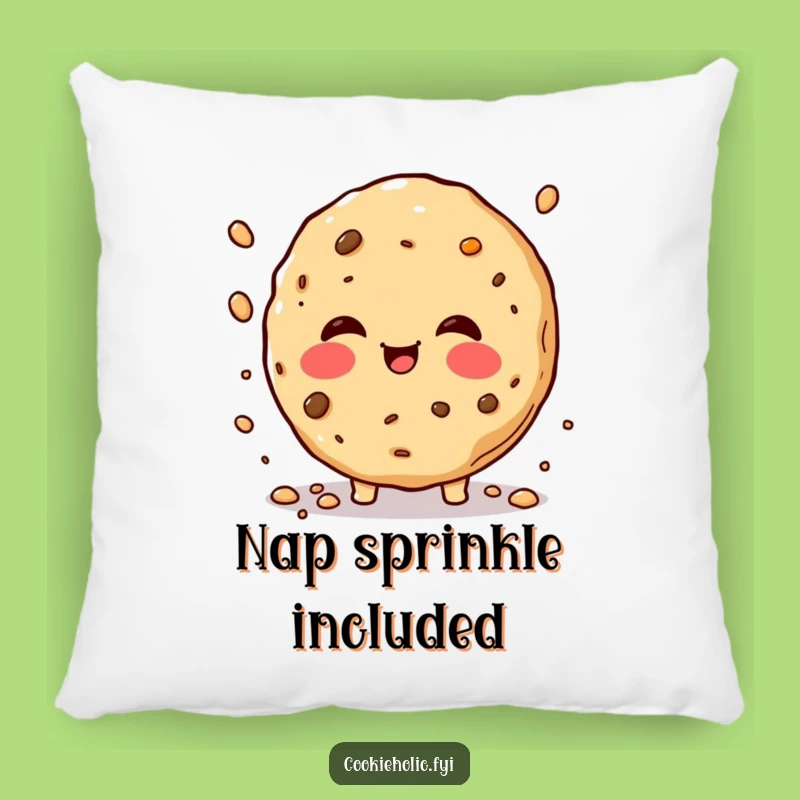 Funny Rosy Cheeks Cookie Pillow - Cozy & Humorous Accent for Sweet Decor