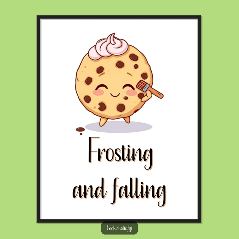 Funny Cookie Character Art - Instant Resilience Download Gift
