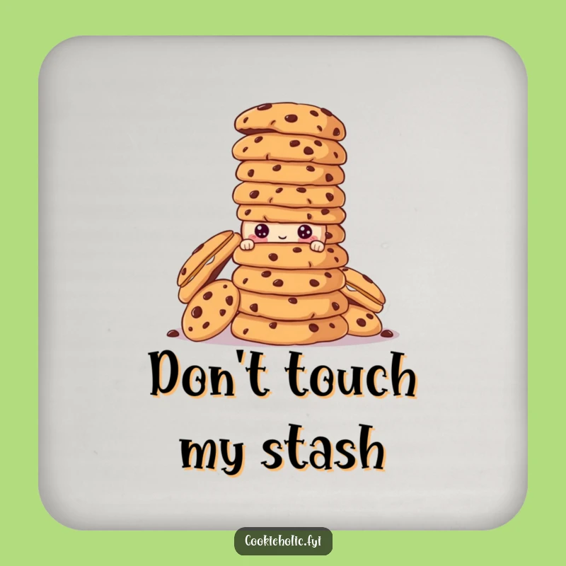 Funny Peek-a-Boo Cookie Coaster, Tower of Cookies Protector, Hilarious Gift