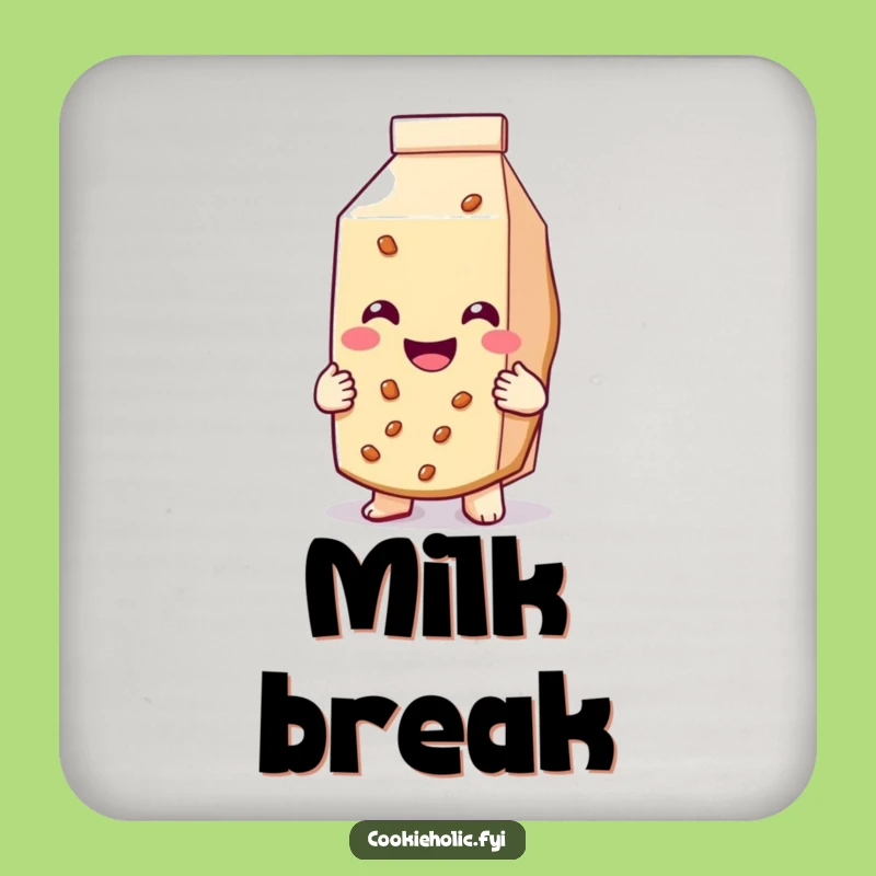 Funny Hugging Cookie Coaster: Protect Surfaces with Friendship, A Hilarious Funny Gift!