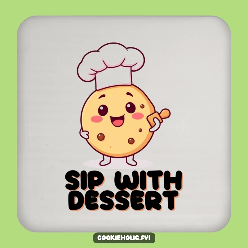 Funny Coasters: Sweet Treat - Protect Surfaces Funny Gift Set