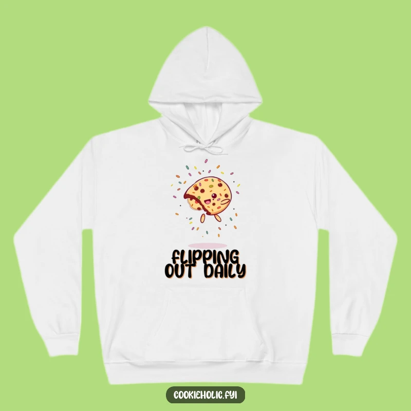 Funny Cookie Flip Hoodie: Cozy Up with Hilarious Acrobatics, Ideal Funny Gift for Thrill-Seekers