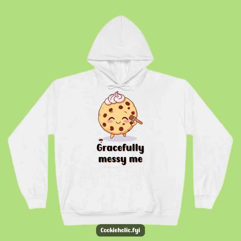 Funny Cookie Character Hoodie - Cozy Comfort for Life's Little Trips