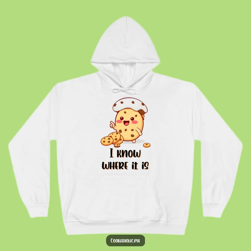 Funny Kawaii Cookie Jar Pointer Hoodie: Cozy & Hilarious Cookie Character Sweatshirt
