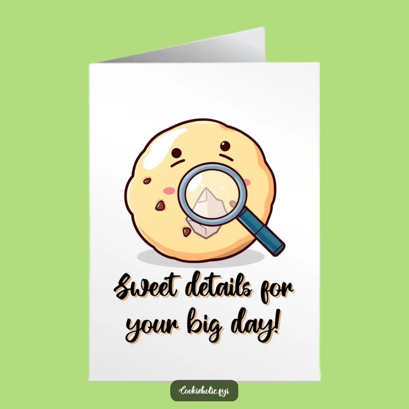 Free Printable Birthday Card: Cookie Inspector, Funny Downloadable Gift!