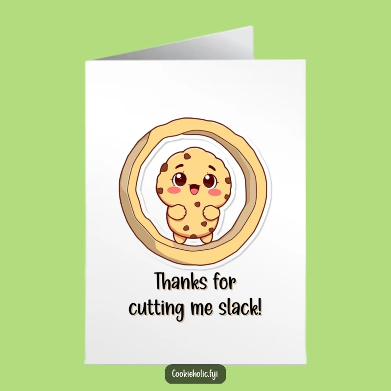 Free Printable Cookie Thank You Card: Funny Cutter Situation Digital Download