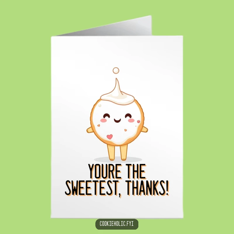Free Printable Thank You Cookie Card: Hilarious DIY Downloadable Expressing Gratitude with Humor!