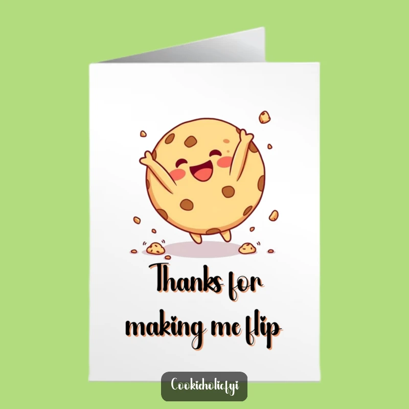 Free Printable Thank You Card: Cookie Flip, Grateful Roll, Funny Downloadable Thanks!