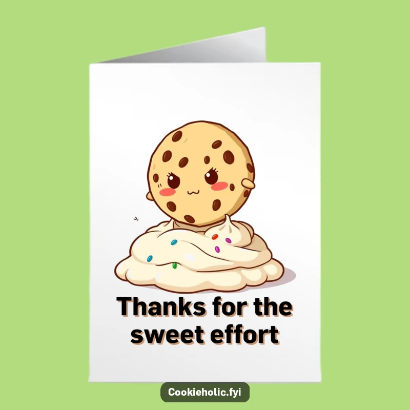 So Grateful Card: Free Printable Cookie Jump - Funny Downloadable Gift!
