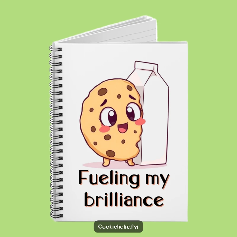 Funny Cookie Milk Notebook: Jot Down Ideas with Hilarious Snack Enthusiasm, Perfect Funny Gift
