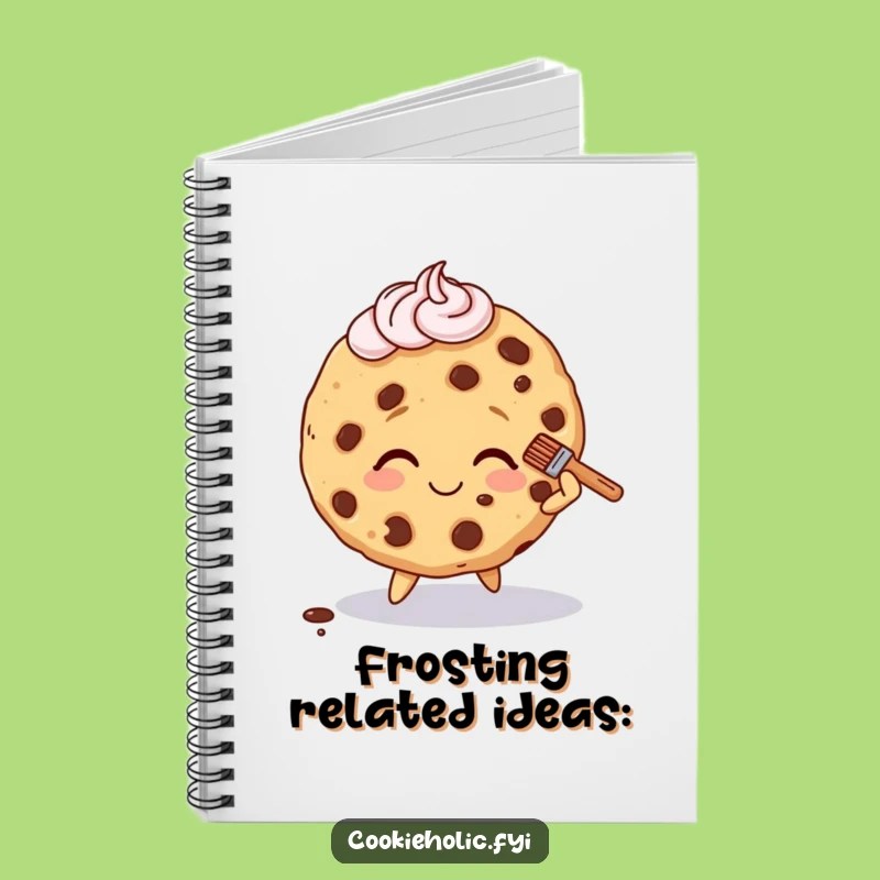 Funny Cookie Character Notebook - Jot Down Resilient Ideas