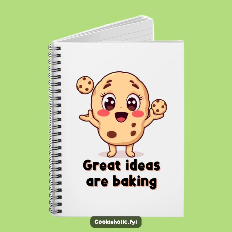 Funny Cookie Juggler Notebook: Jot Down Ideas With This Hilarious Stationery, Perfect Gift