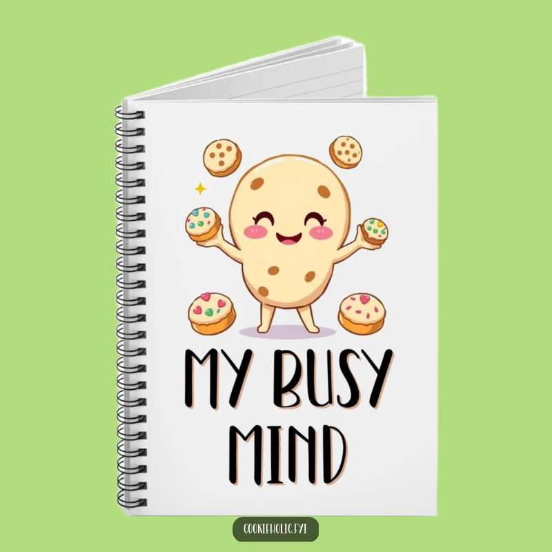 Funny Cookie Juggler Notebook: Plan Your Tasks with Cookie Juggling, Perfect Funny Gift