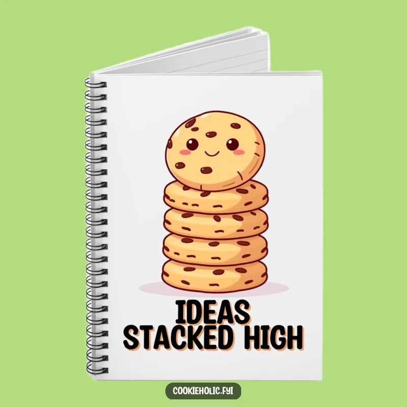 Funny Cookie Stack Notebook: Jot Down Ideas with Hilarious Dessert Charm, Perfect Funny Gift