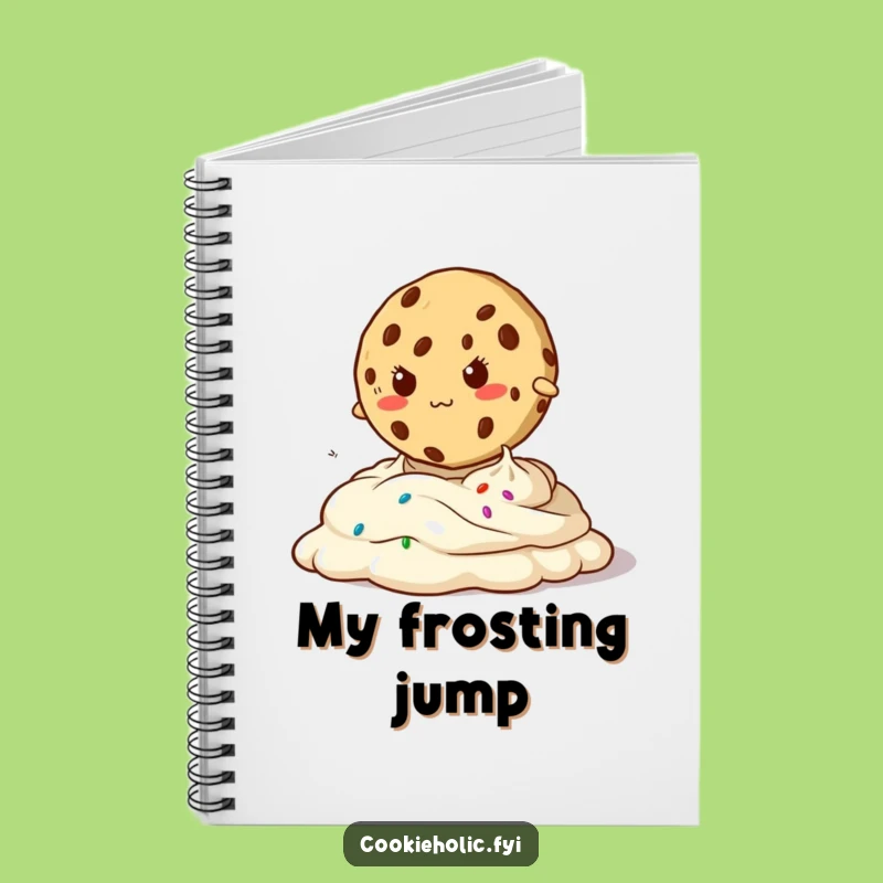 Funny Determined Cookie Notebook - Plan Your Next Big Leap