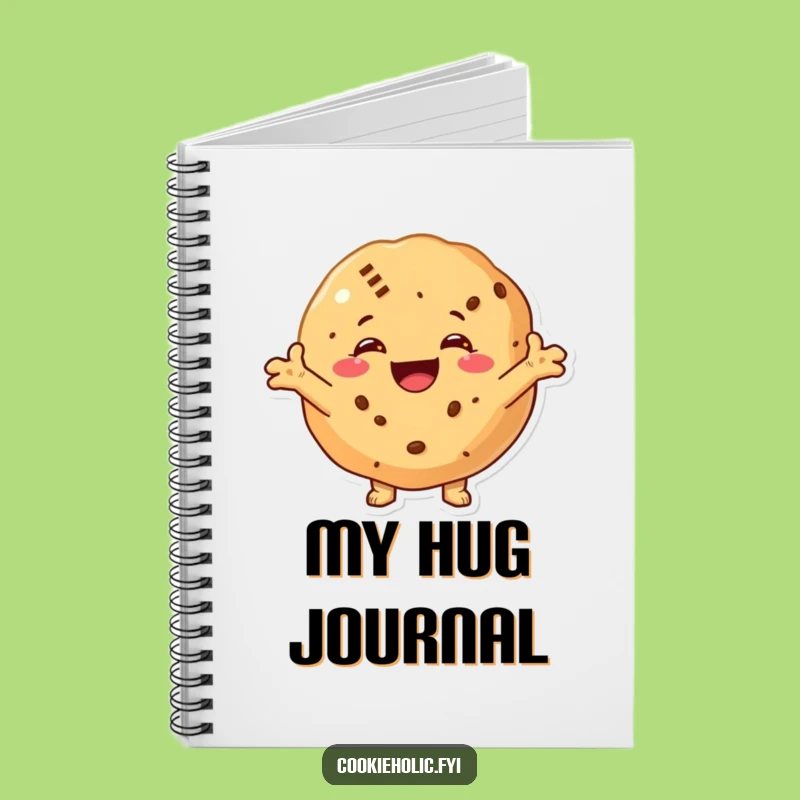 Funny Hugging Cookie Notebook - Jot Down Your Sweetest Thoughts