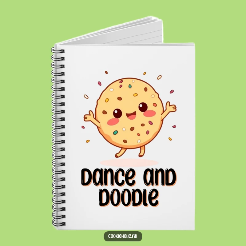 Funny Kawaii Cookie Dance Notebook: Sprinkling Ideas, Joyful Journal Gift!