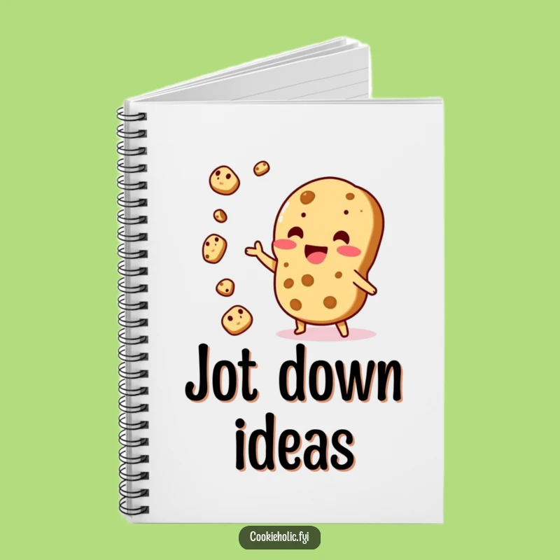 Funny Kawaii Cookie Juggling Notebook: Sweet Ideas, Inspiring Journal Gift!