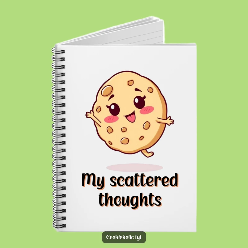 Funny Silly Spin Cookie Notebook - Capture Your Zany Ideas