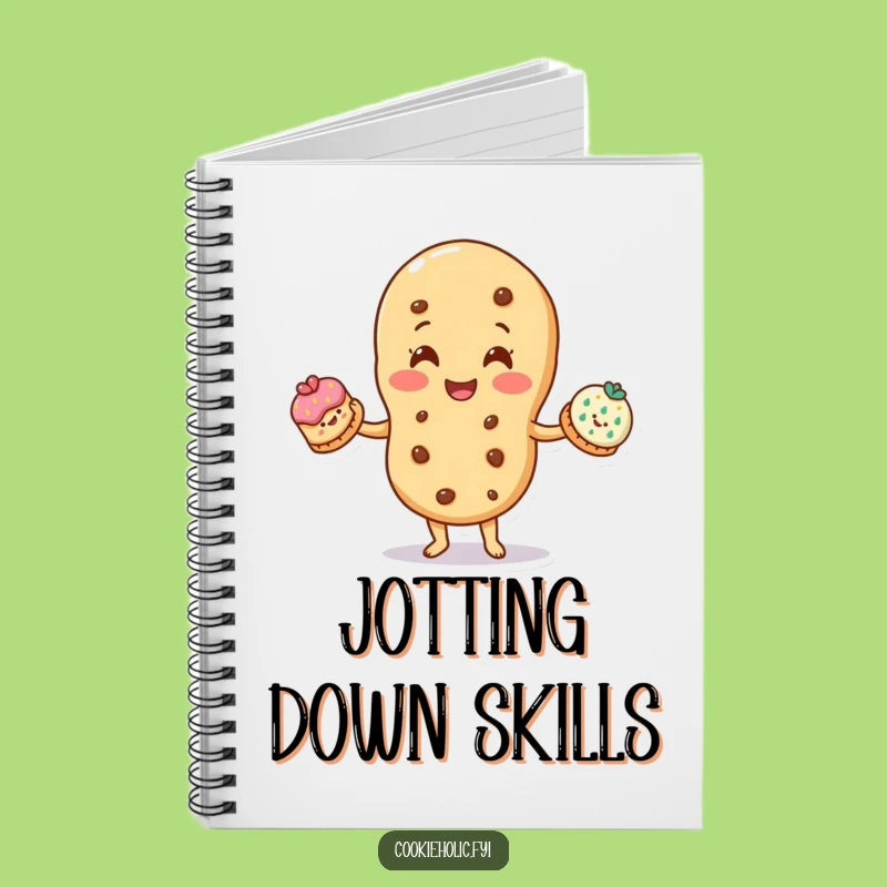 Funny Juggler Notebook: Cookie Juggling Decorated Cookies, Journal Funny Gift