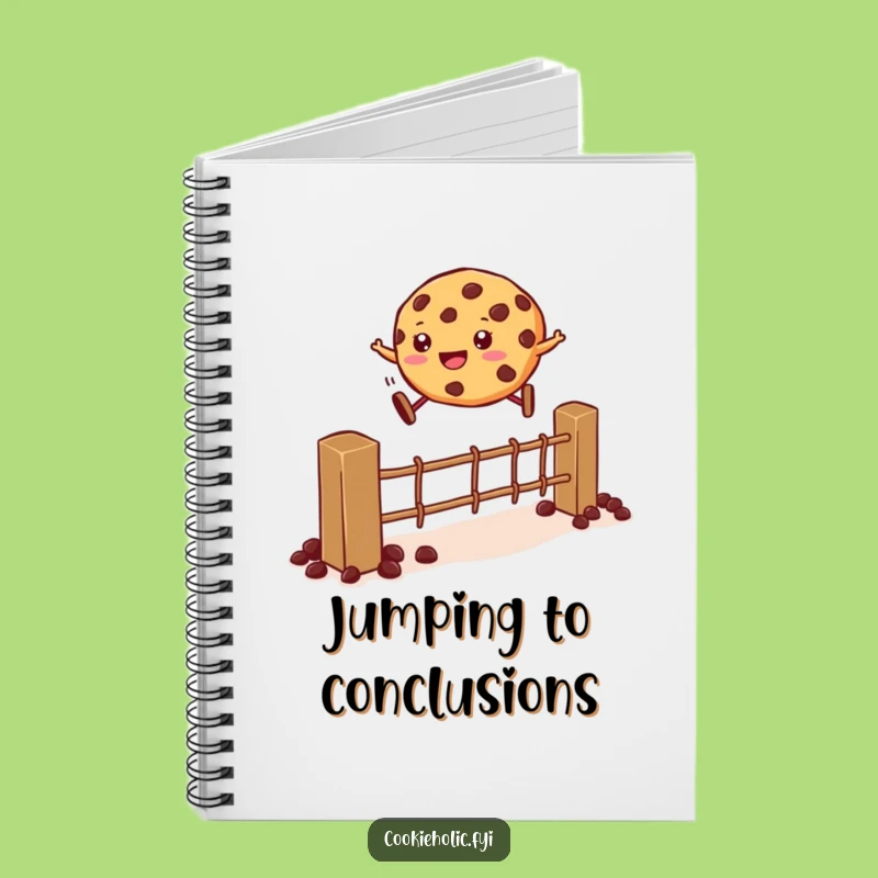 Funny Cookie Jump Notebook: Jot Down Ideas with Hilarious Dessert Action, Perfect Funny Gift